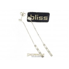 BLISS orecchini Classic oro bianco con pavè diamanti referenza K14130 
